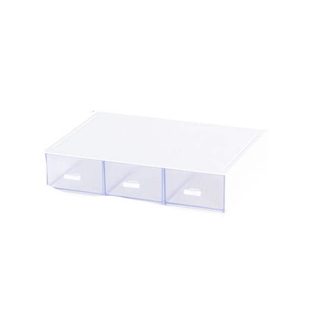 Cosmetic drawer type composable sorting box for students'' dormitory
