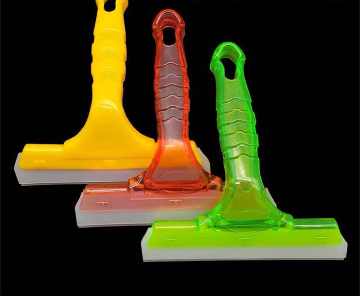 Car Film Tool Double-Layer Silicone Wiper Car Wash Glass Brush Soft Wiper Color Change Film Cleaning Scraper