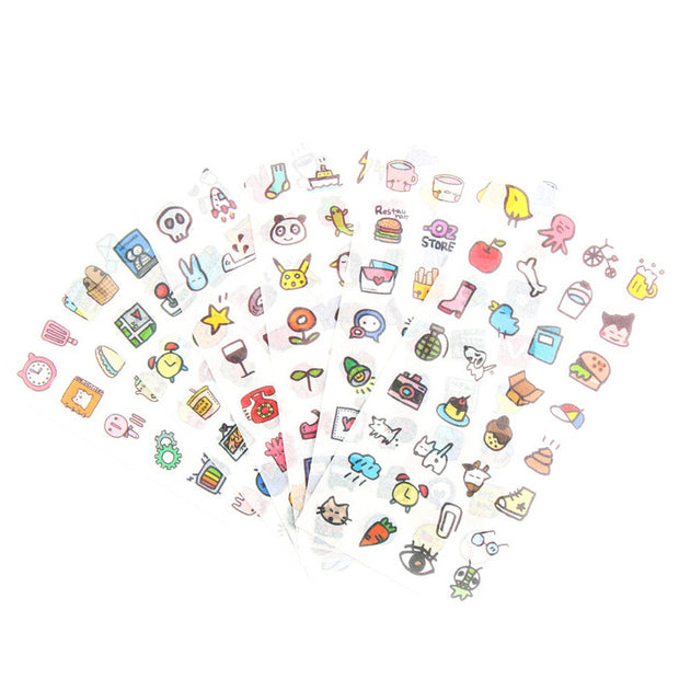 Three Picks And Paper Stickers