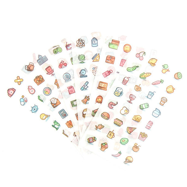 Three Picks And Paper Stickers
