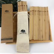 Environmental protection and biodegradable natural bamboo straw