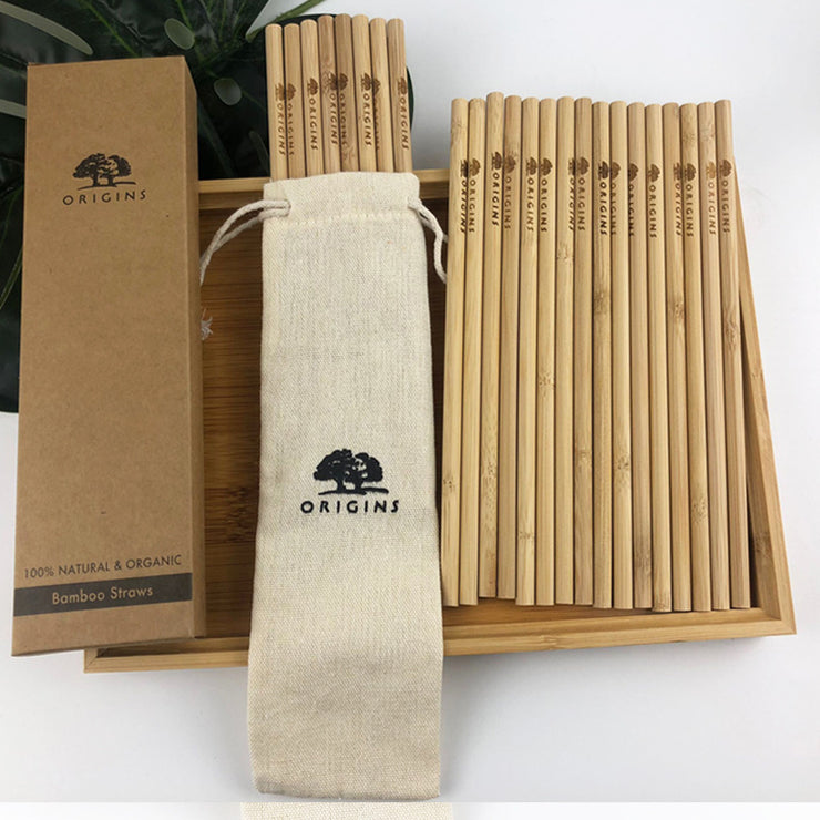 Environmental protection and biodegradable natural bamboo straw