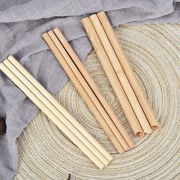 Environmental protection and biodegradable natural bamboo straw