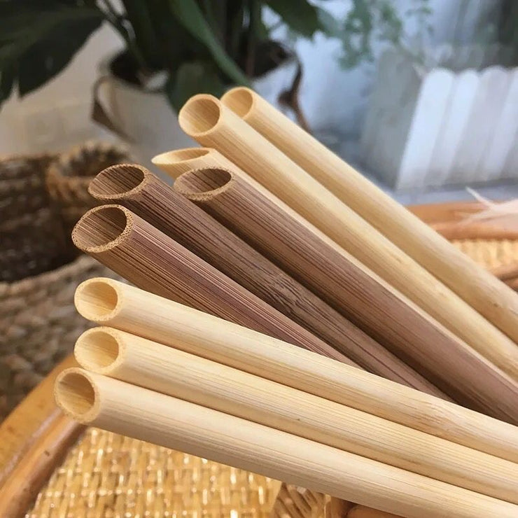 Environmental protection and biodegradable natural bamboo straw