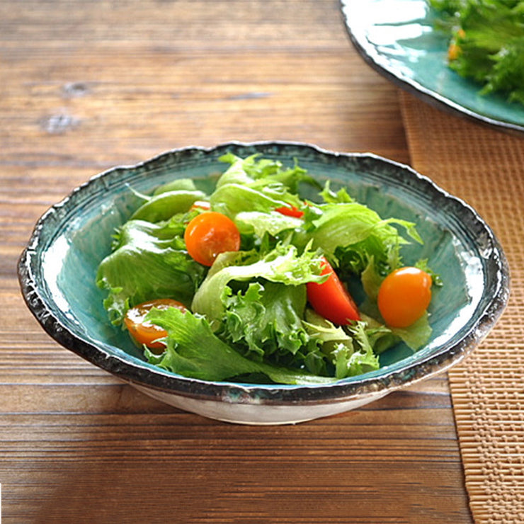 Ceramic Round Spring Deep Bowls And Bowls Tableware