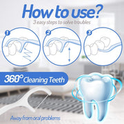50 Ultra-fine Floss Picks At A Time