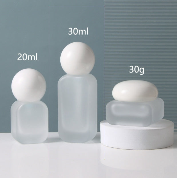 Press Spray Subpackage Fire Extinguisher Bottles Cream Cosmetic Glass Bottle
