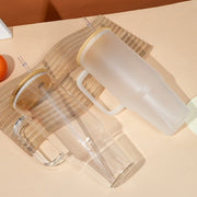 Glass Cup Sublimation Bamboo Wood Cover Straw