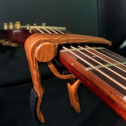 Capo Quick Change Guitar Capo  Wooden With 5 Guitar Picks