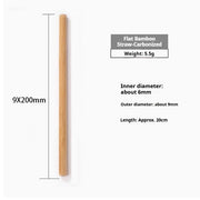 20cm Natural Bamboo Straw, Environmentally Friendly And Biodegradable